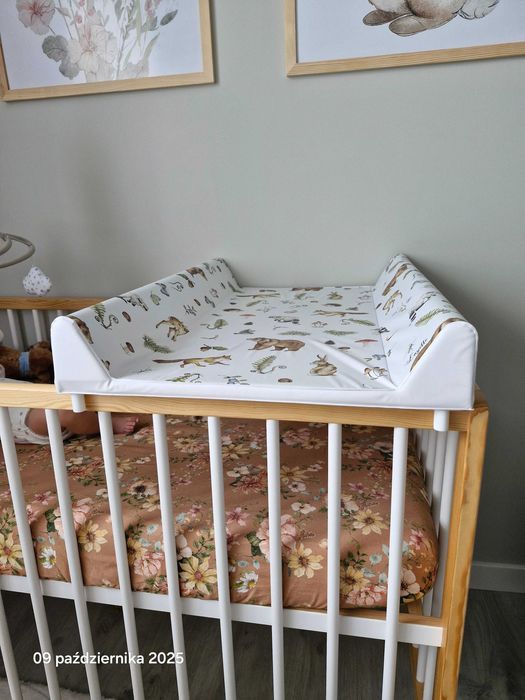Przewijak na łóżeczko Layette 60x120 motyw leśny jak nowy!