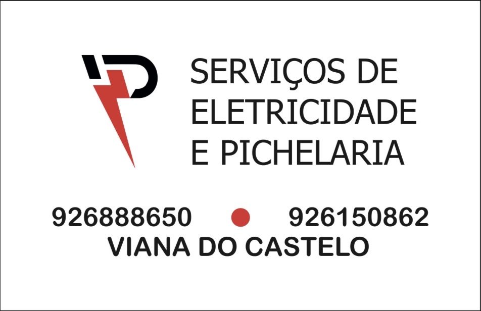 Serviços de eltricidade e pichelaria na zona de viana do castelo