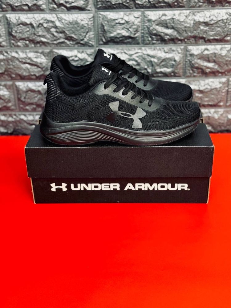 Мужские кроссовки Under Armour Спортивные черные кросовки Топ продаж!