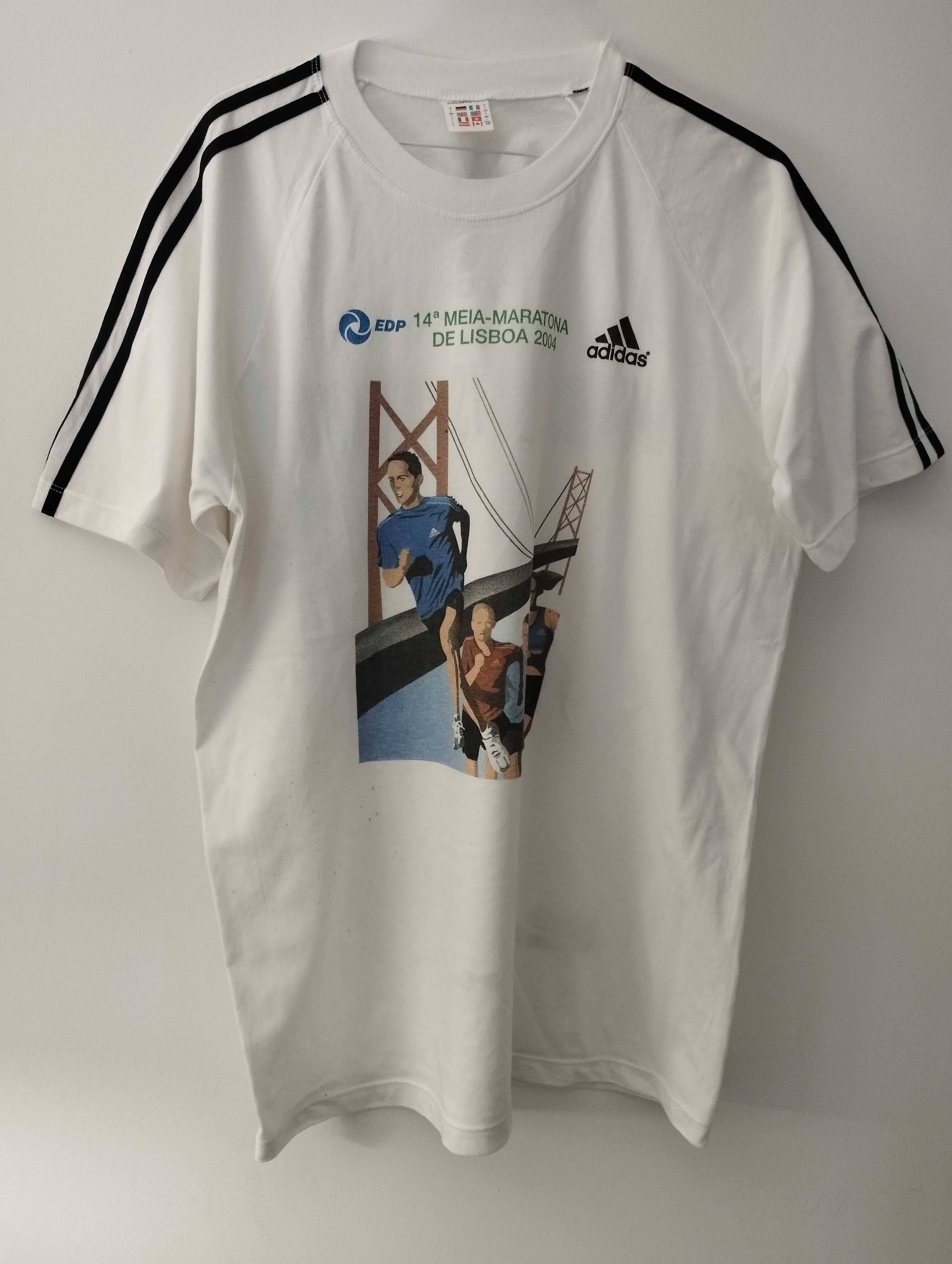 T-Shirt Adidas Meia Maratona Lisboa/Portugal anos Dois Mil a Dois mil