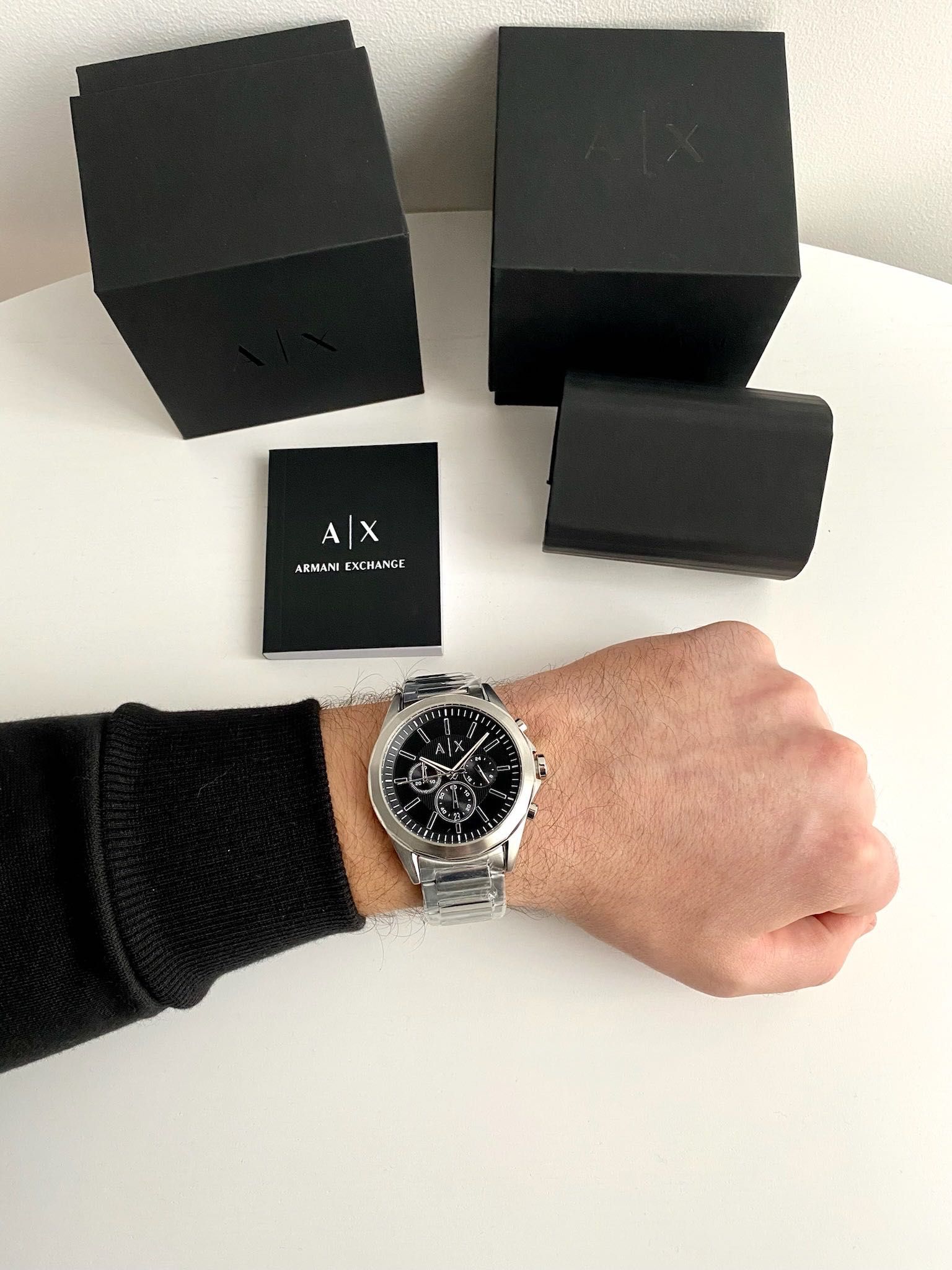 Armani Exchange Чоловічий брендовий годинник мужские часы оригинал AX