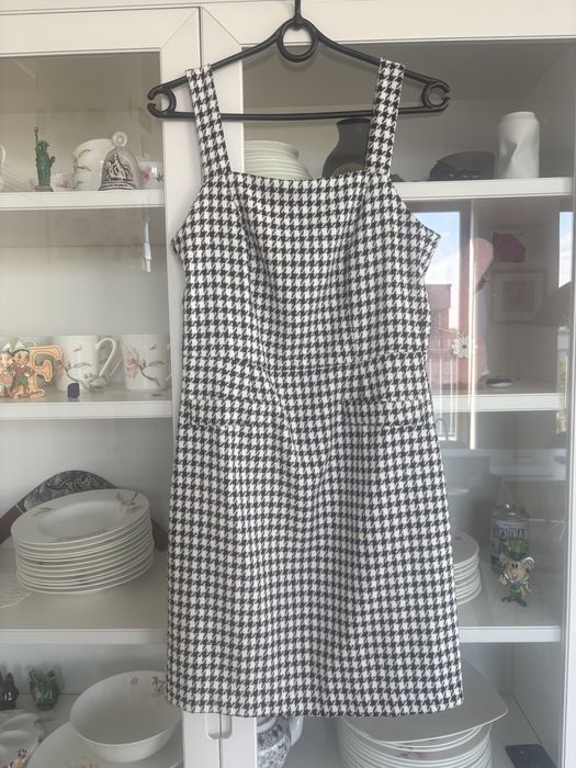 Sukienka mini pepitka mohito rozmiar 36 - ramiączka