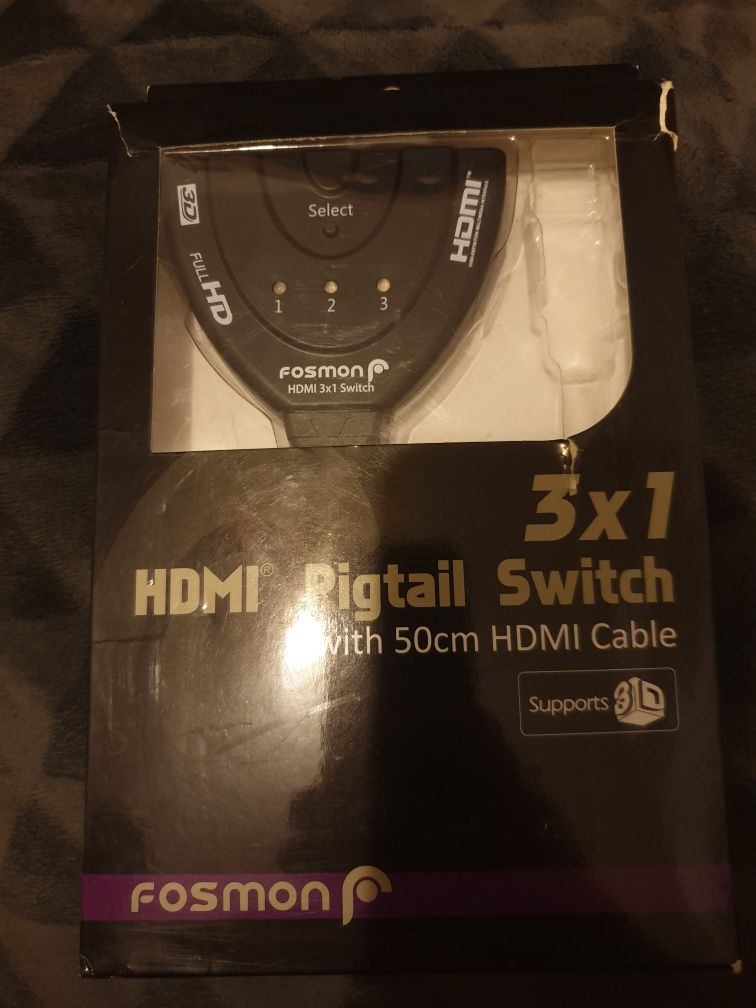 Przełącznik hdmi x3