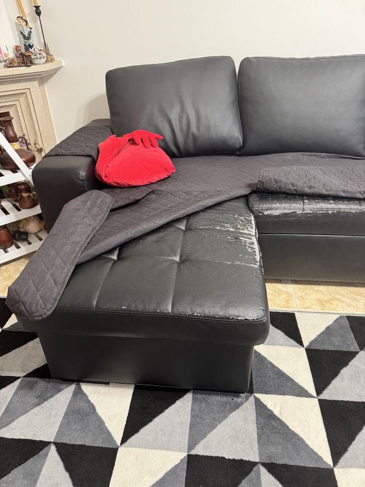 Sofa de sala com tres almofadas2.50x1.50