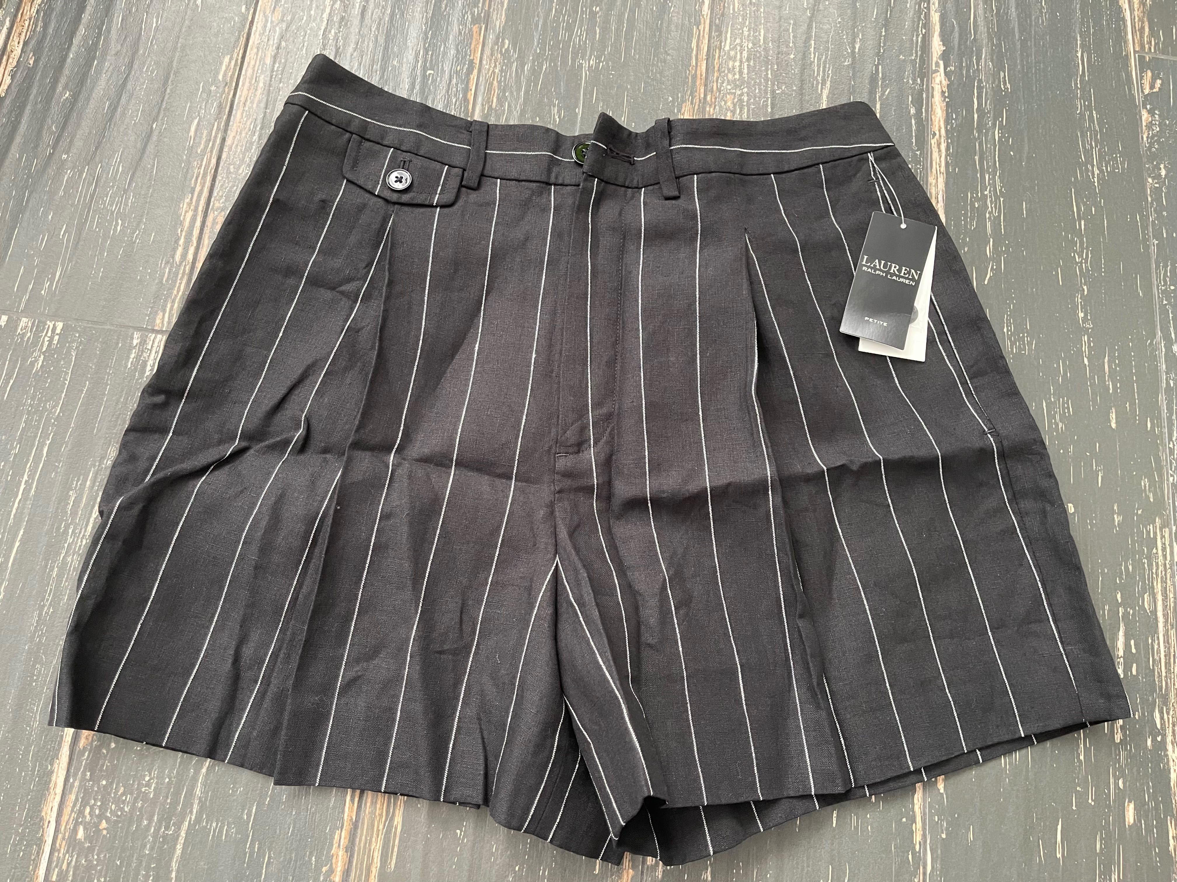 Ralph Lauren Pleated Linen Shorts. Шорти лен р М