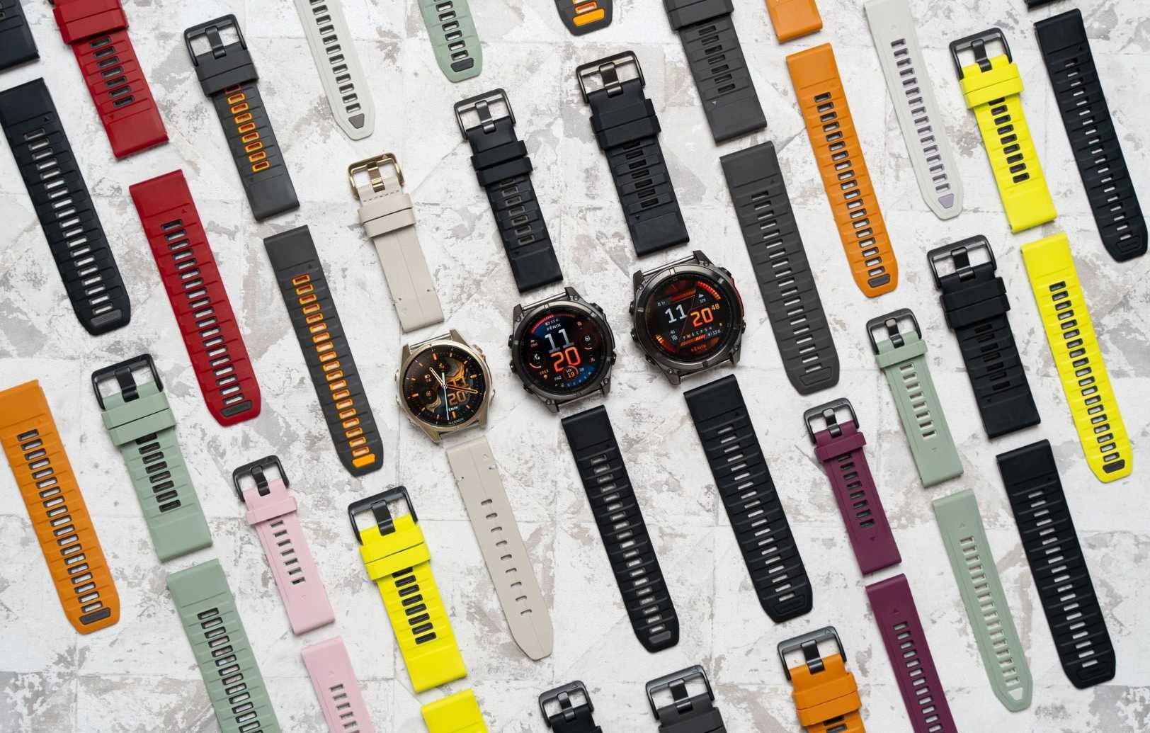 Ремінець Garmin QuickFit 26 Watch Bands Autumn/Pebble Gray