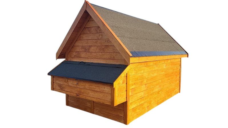 Kurnik dla kur drewniany impregnowany 280cm x 150cm x 220cm wys