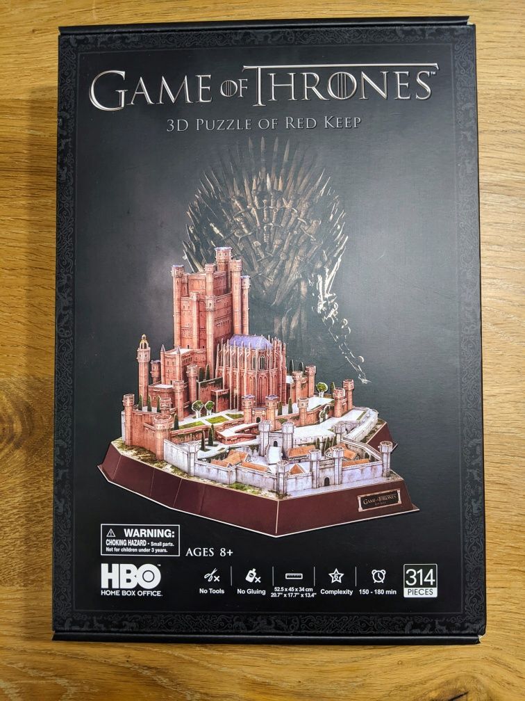 3D puzzle Gra o Tron, zamek Red Keep, Game of Thrones