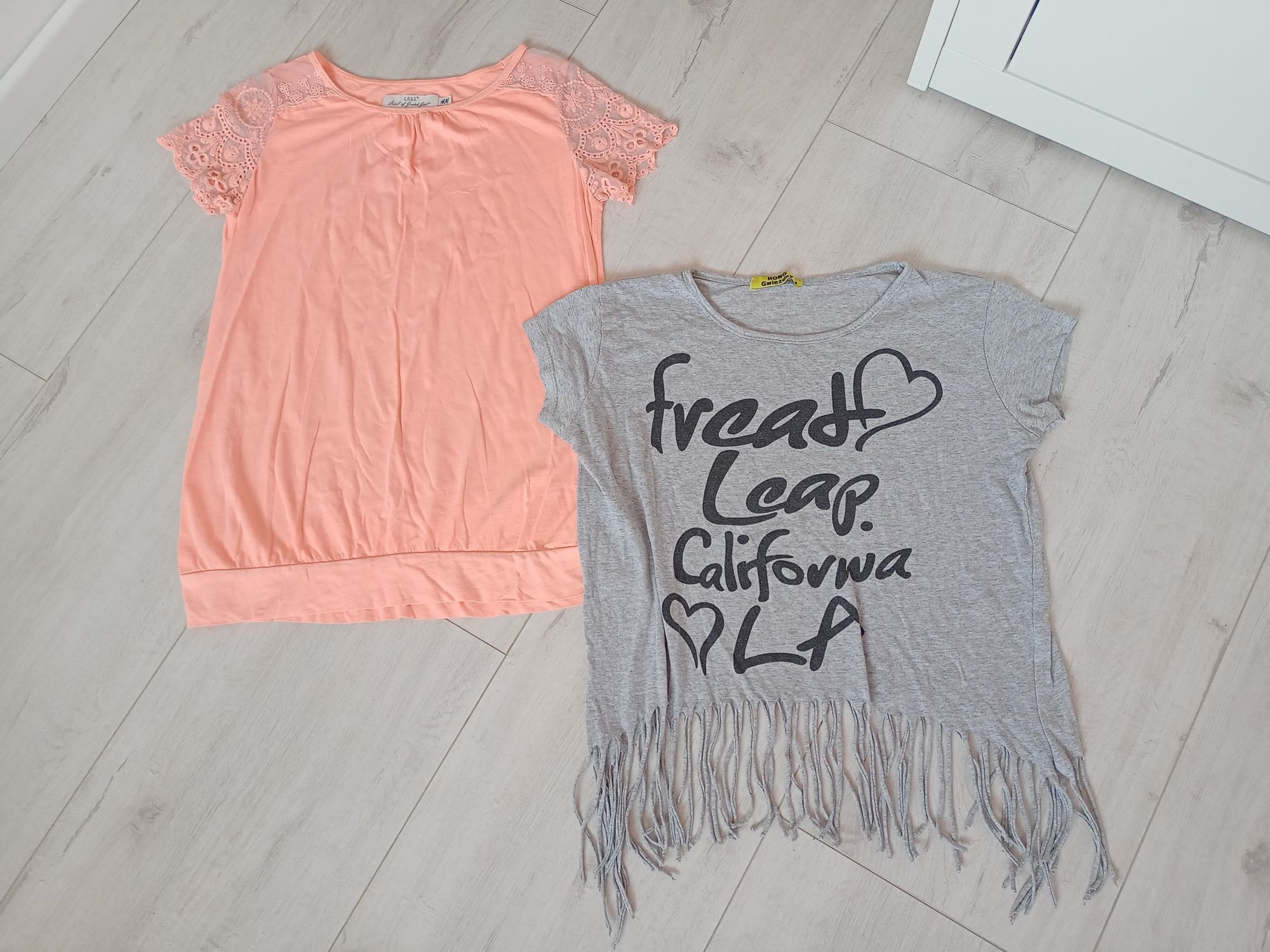 Koszulki 158 164 dziewczęce t-shirt paka H&M Reserved Smyk Cool Club