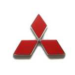 Emblemat Znaczek Logo Mitsubishi 100X88Mm Czerwony