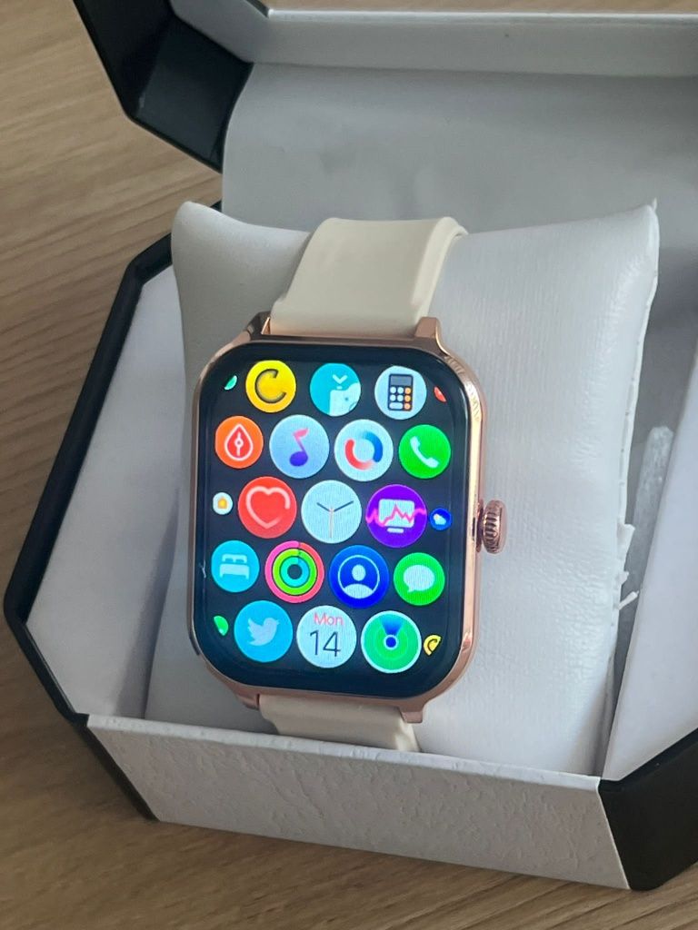 Smartwatch L16 z funkcją połączeń – duży ekran 2.01", wiele funkcji,