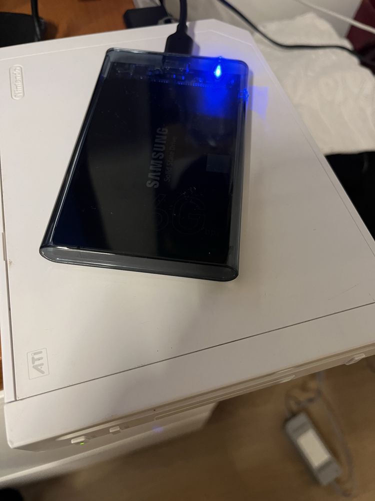 Nintendo wii desbloqueda com ssd 250gb
