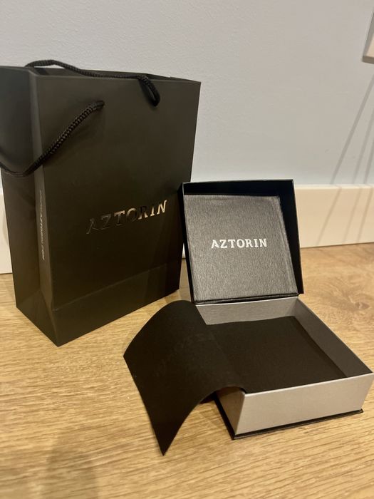 Pudełko podarunkowe na biżuterię mężczyzna czarne Aztorin Apart nowe