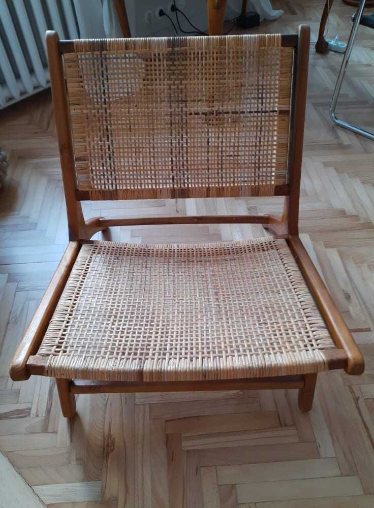 Fotel rattan drewno rattanowe fotele ZARA HOME POWIŚLE