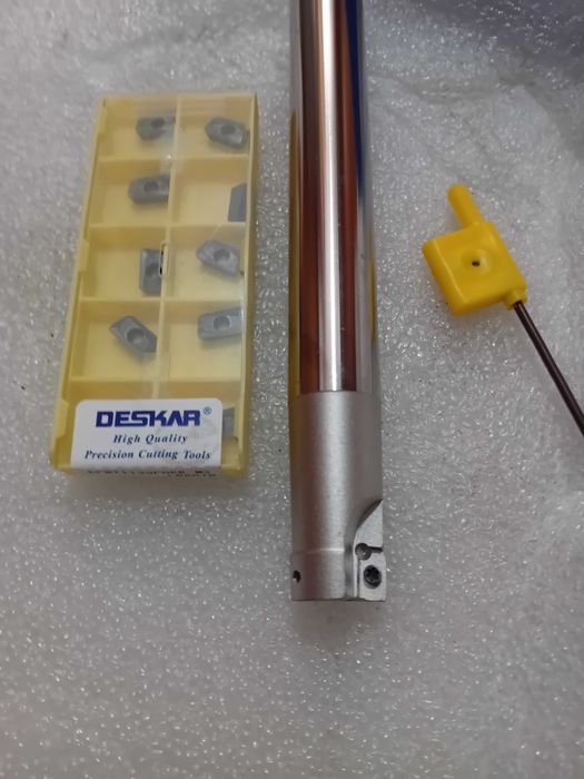Fresa de pastilhas com diâmetro de 20mmx 160mm + 10 pastilhas