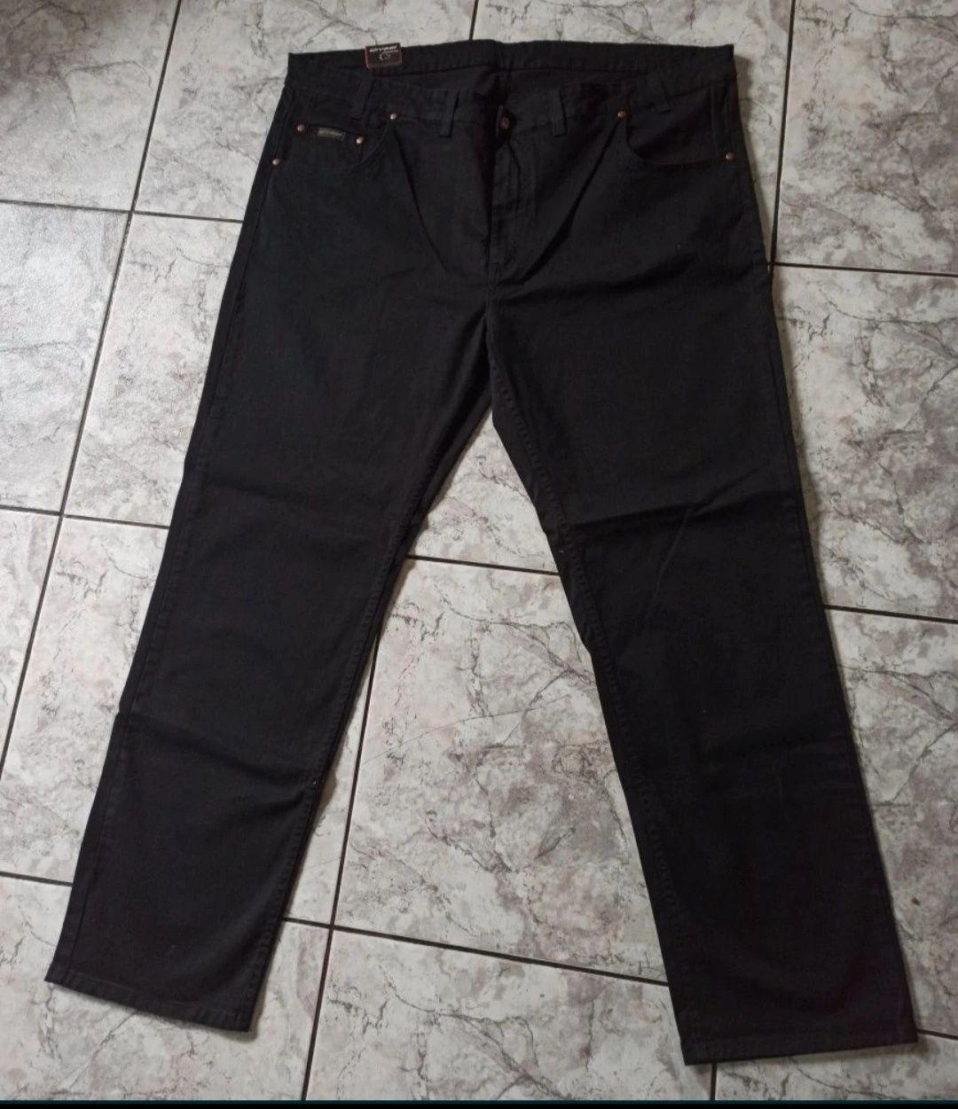 Jeansy męskie czarne XXXL - 116 cm. Divest jeans.