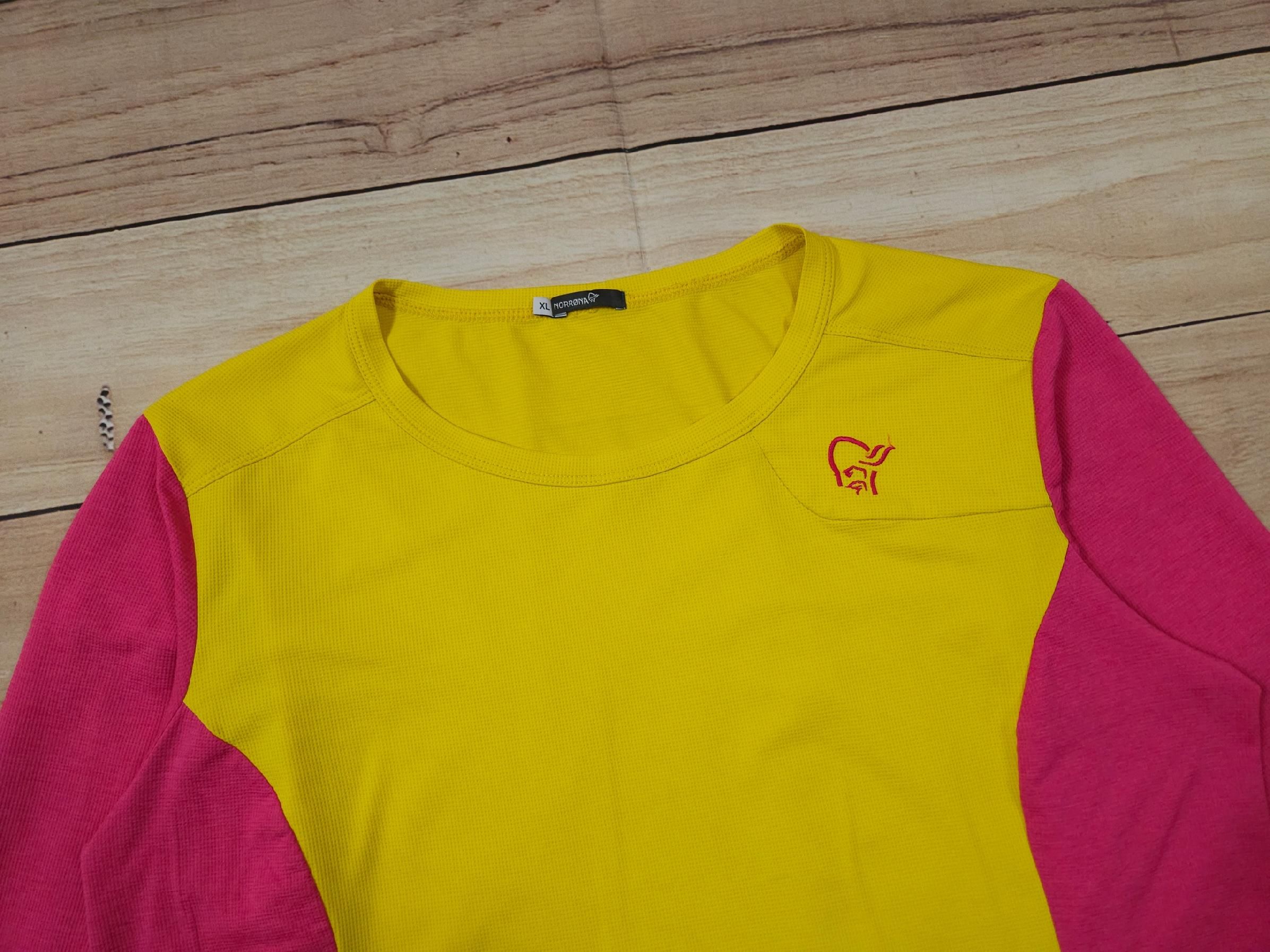 NORRONA Fjora Equaliser Light Koszulka Longsleeve Damska Logo r. XL