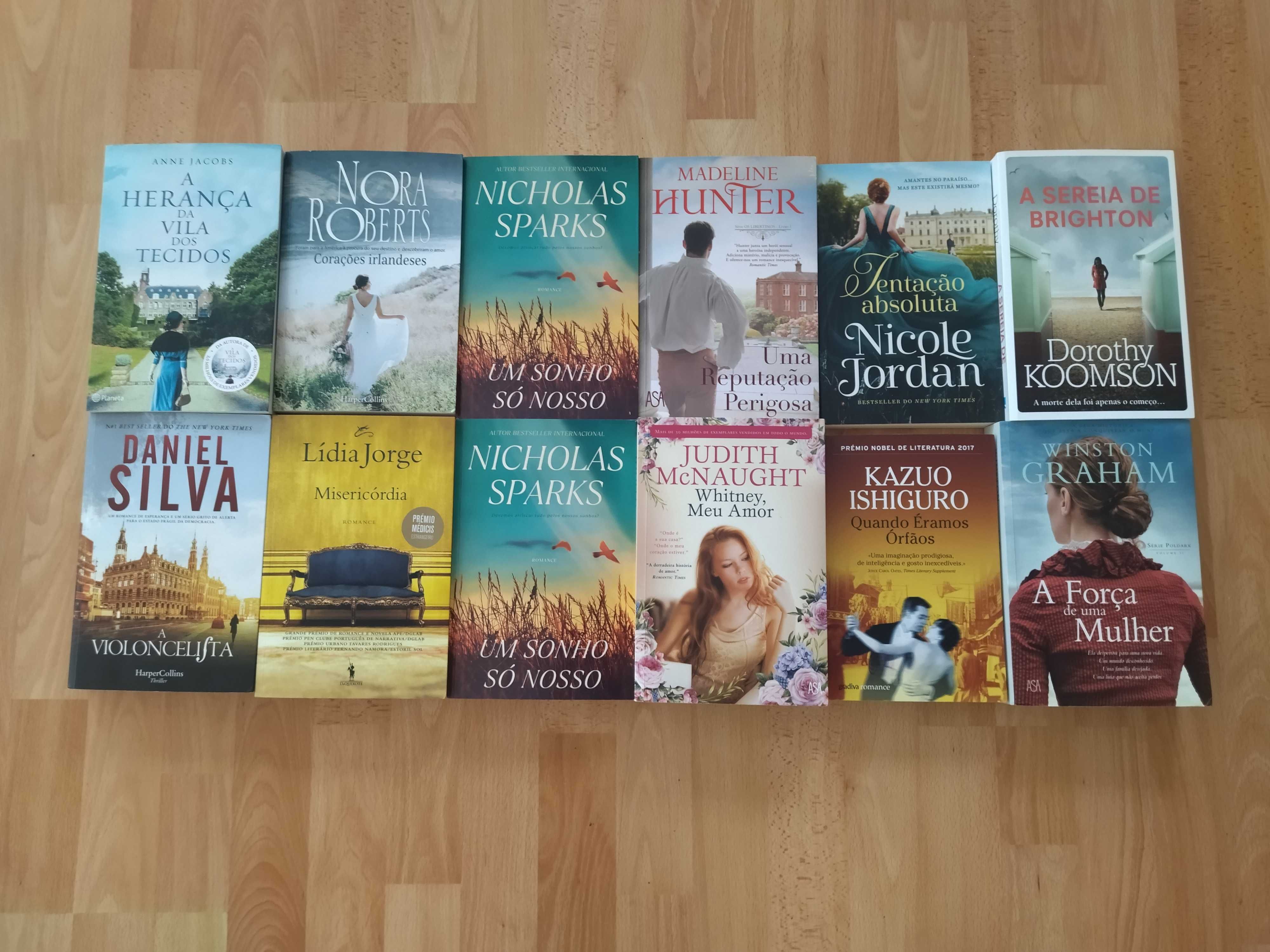 Lote de Romances Bestsellers a Vários Preços
