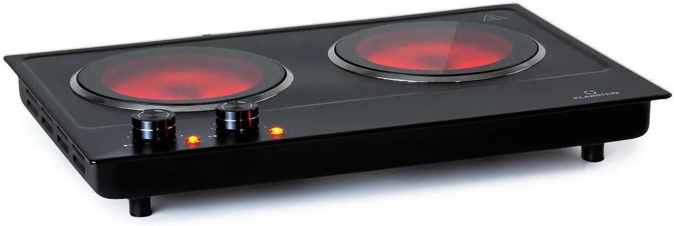 Kuchenka Klarstein Ramsey 2 Ceramiczna Ferromagnetic 2400W BLACK