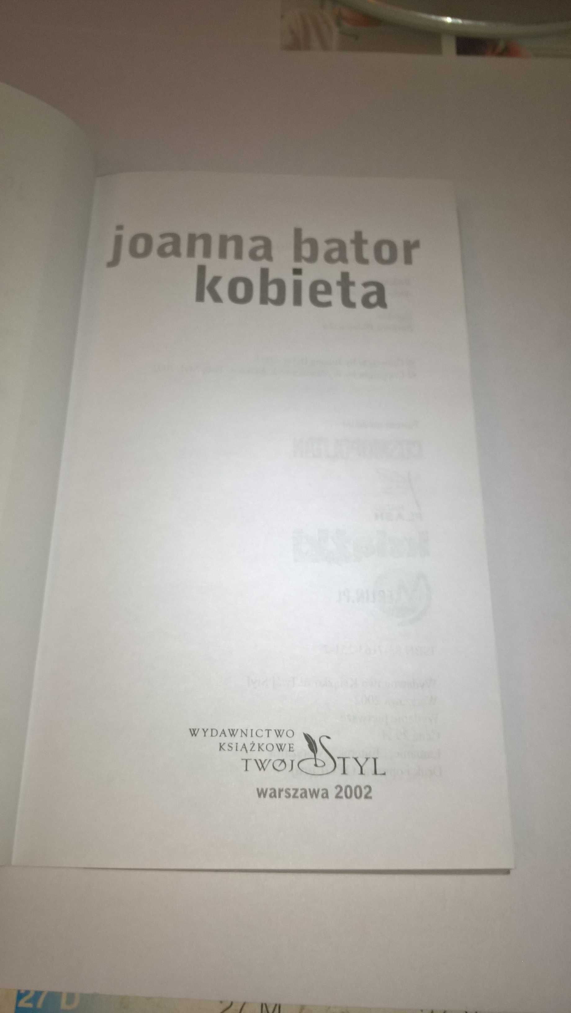 Kobieta Joanna Bator
