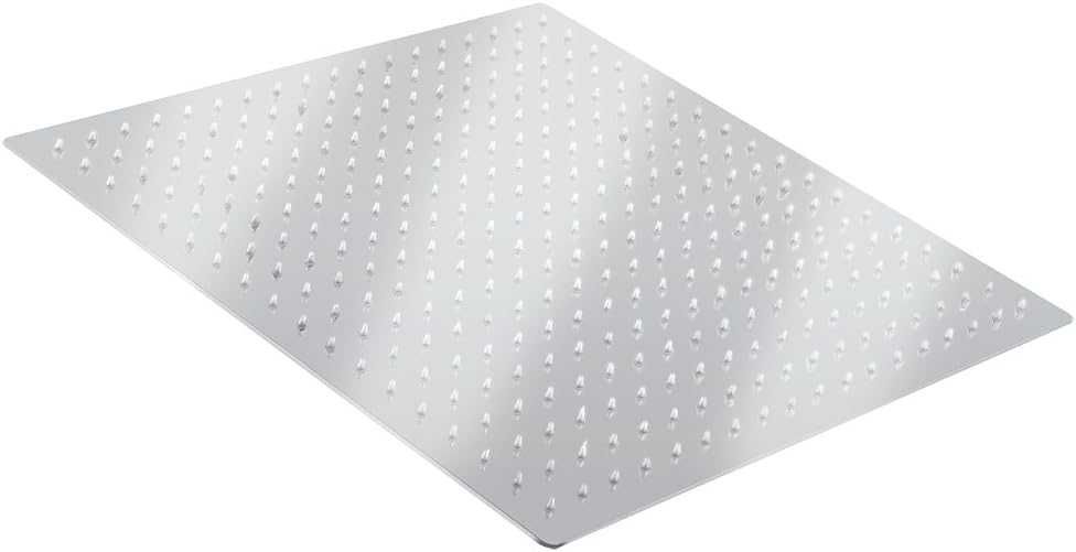 Chuveiro Quadrado 40 cm Inox Ultra Fino – Alta Pressão, Anti-calcário