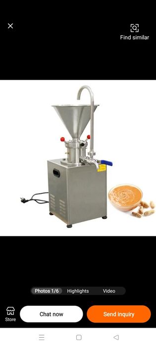 Młyn koloidalny jm60 do masła orzechowego orzechów ziemnych