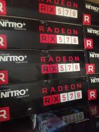 Упаковка, коробки для видеокарт RX 570 NITRO+, Radeon