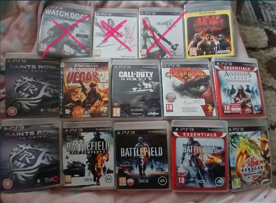 Gry ps3 Call of Duty Ghost PL God of War 3