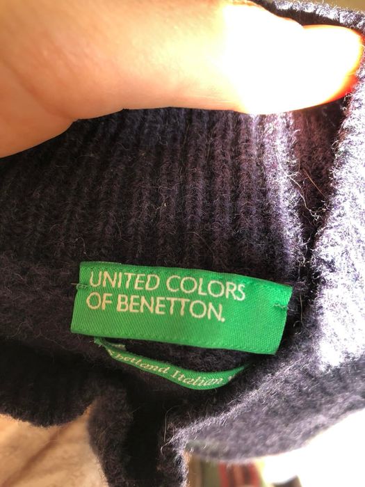 Sweter Benetton wełna