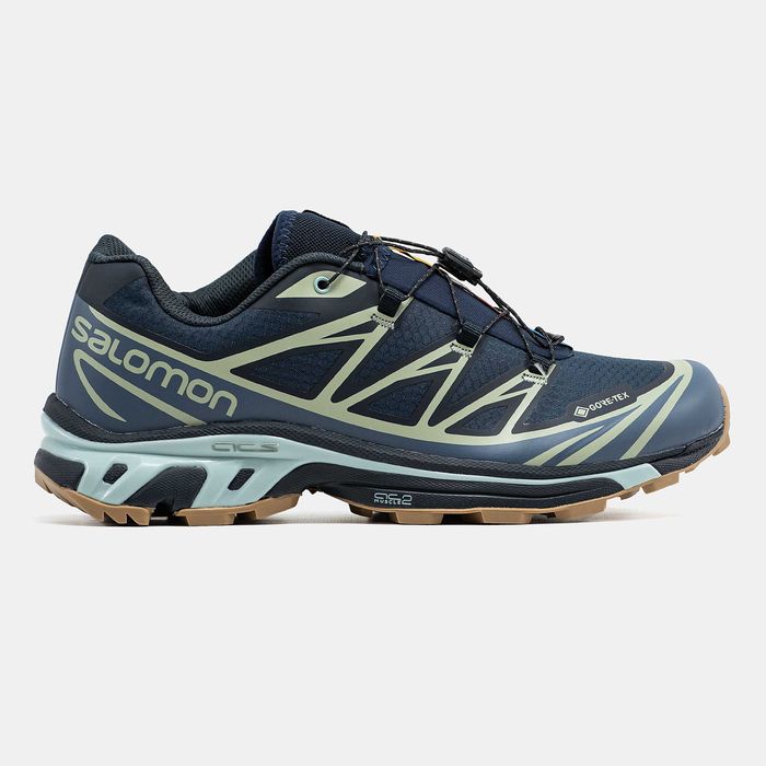 Кросівки зимові Salomon XT-6 Gore-TexSoft Ground Navy/Beige premium