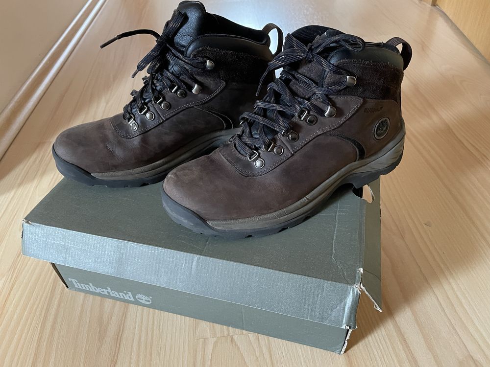 BUTY ZIMOWE skorzane, wodoszczelne Timberland Flume MID WP