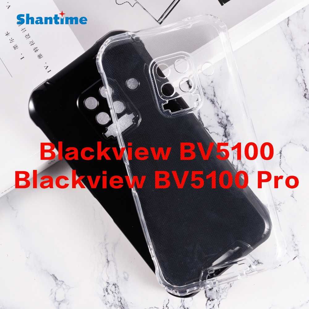 Blackview BV5100 хороший чехол прозрачный и черный чохол-бампер