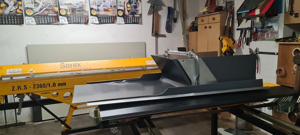 Obróbka kominowa na wymiar, opierzenie kominowe