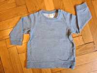 Błękitna bawełniana bluza z H&M, r. 80