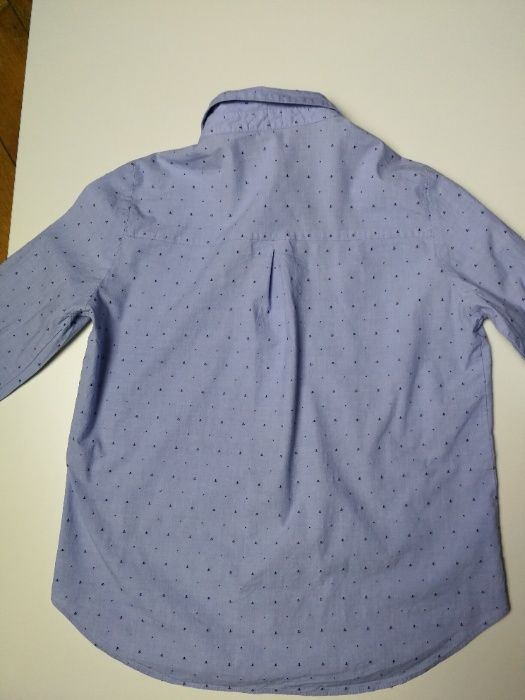 KOSZULA damska ZARA niebieska KOTWICE r. L / XL