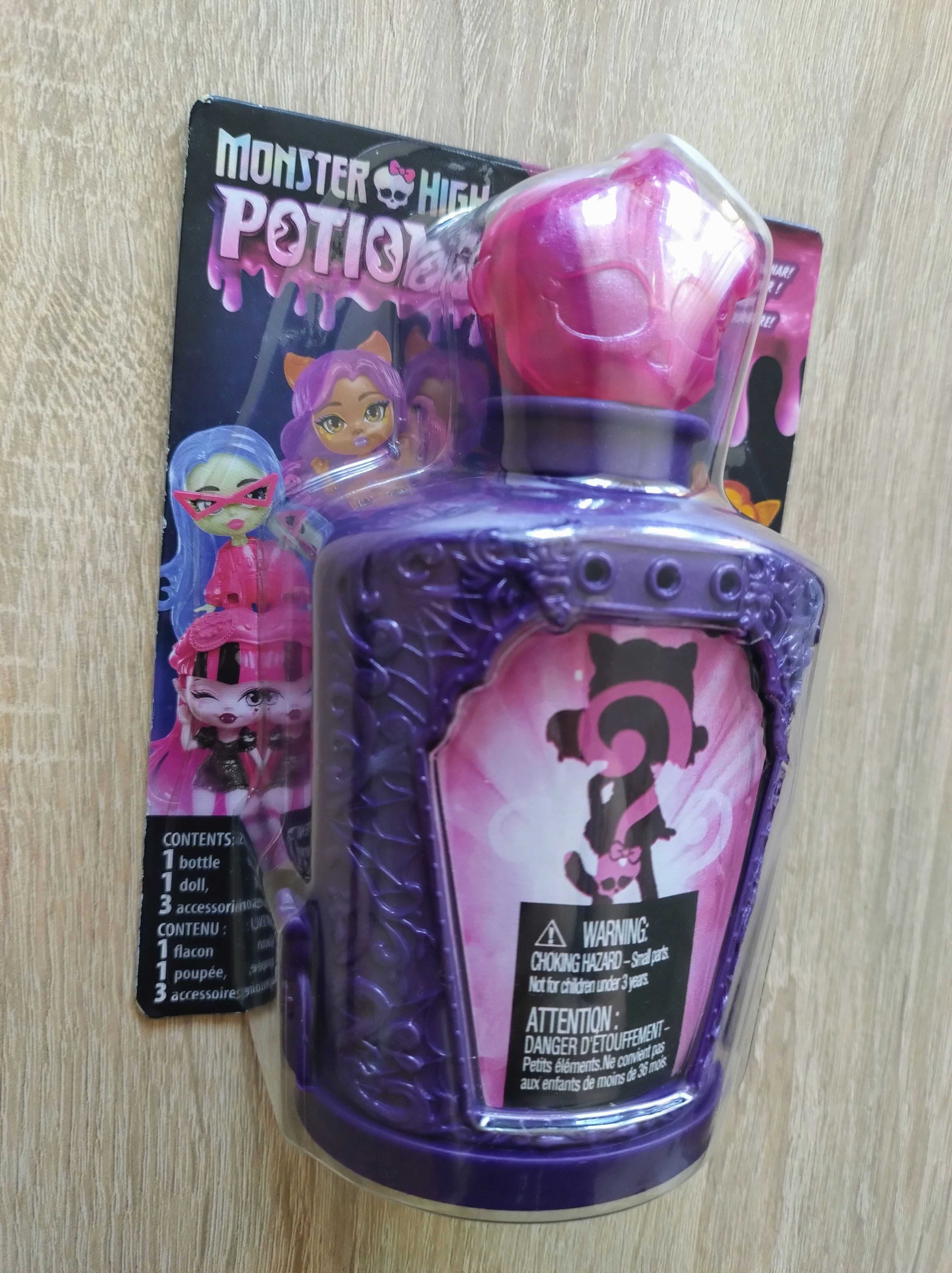 NOWA mini lalka Monster High potions eliksiry buteleczka figurka