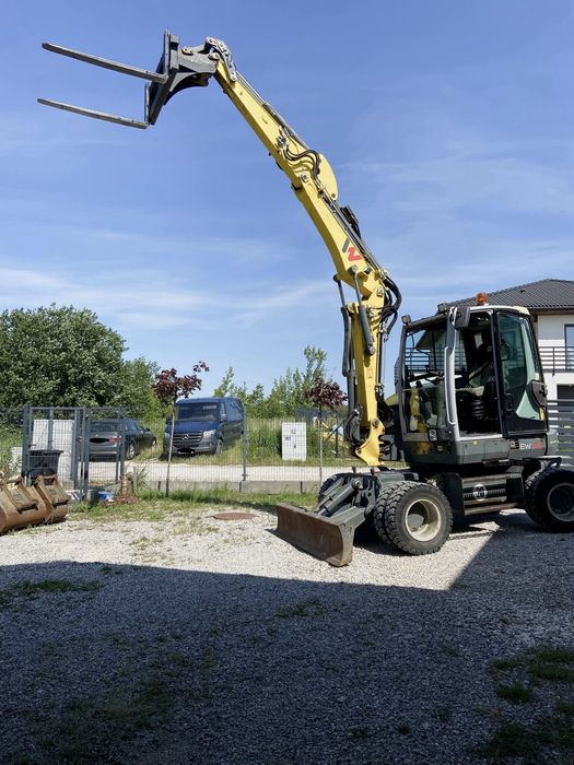 koparka kołowa 6ton wywrotka, rozładunki