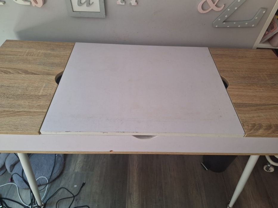 Biurko styl skandynawski 120 cm stan dobry +