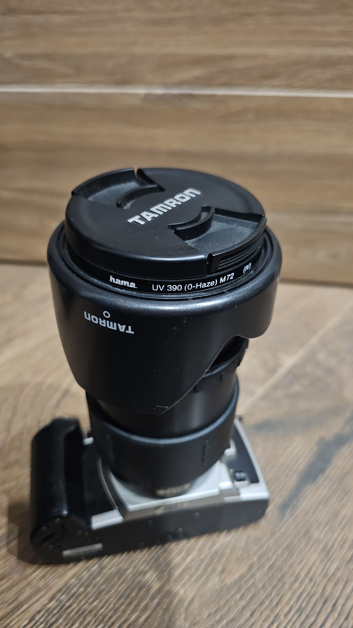 Aparat fotograficzny Minolta Dynax 505si obiektyw Tamron 28-200mm