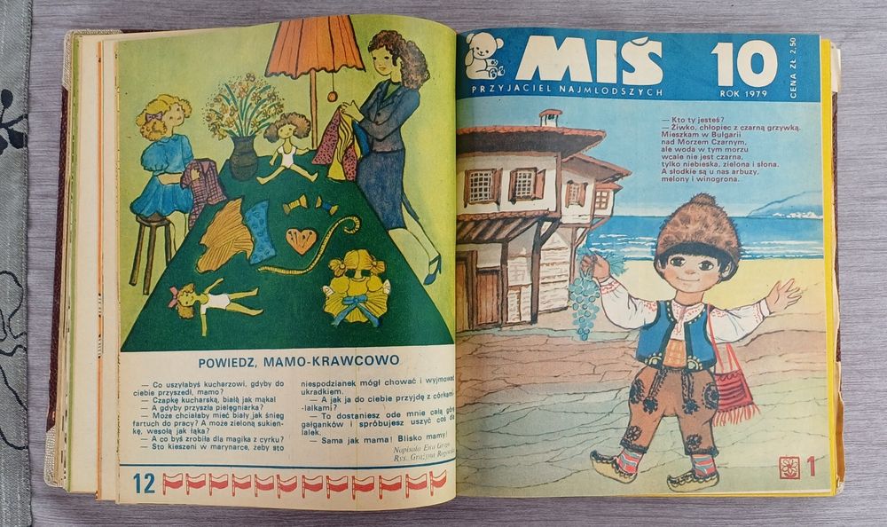 MIŚ dwutygodnik dla dzieci * 1979 * oprawiony rocznik