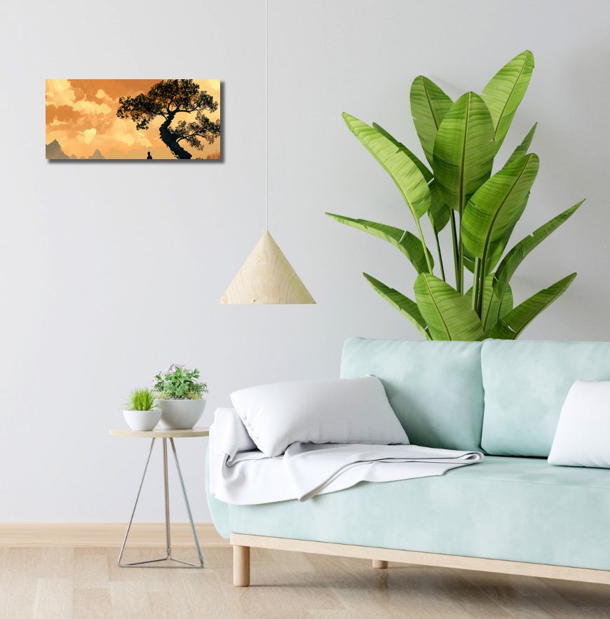 Obraz 50x20cm Zen