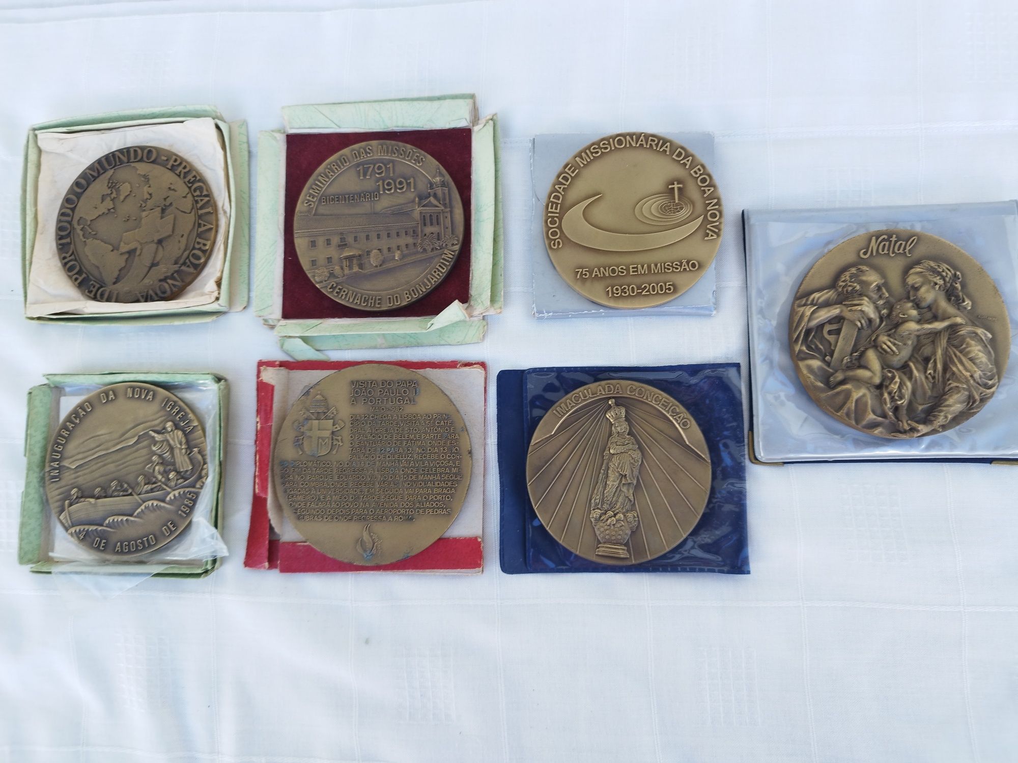 Medalhas religiosas bronze