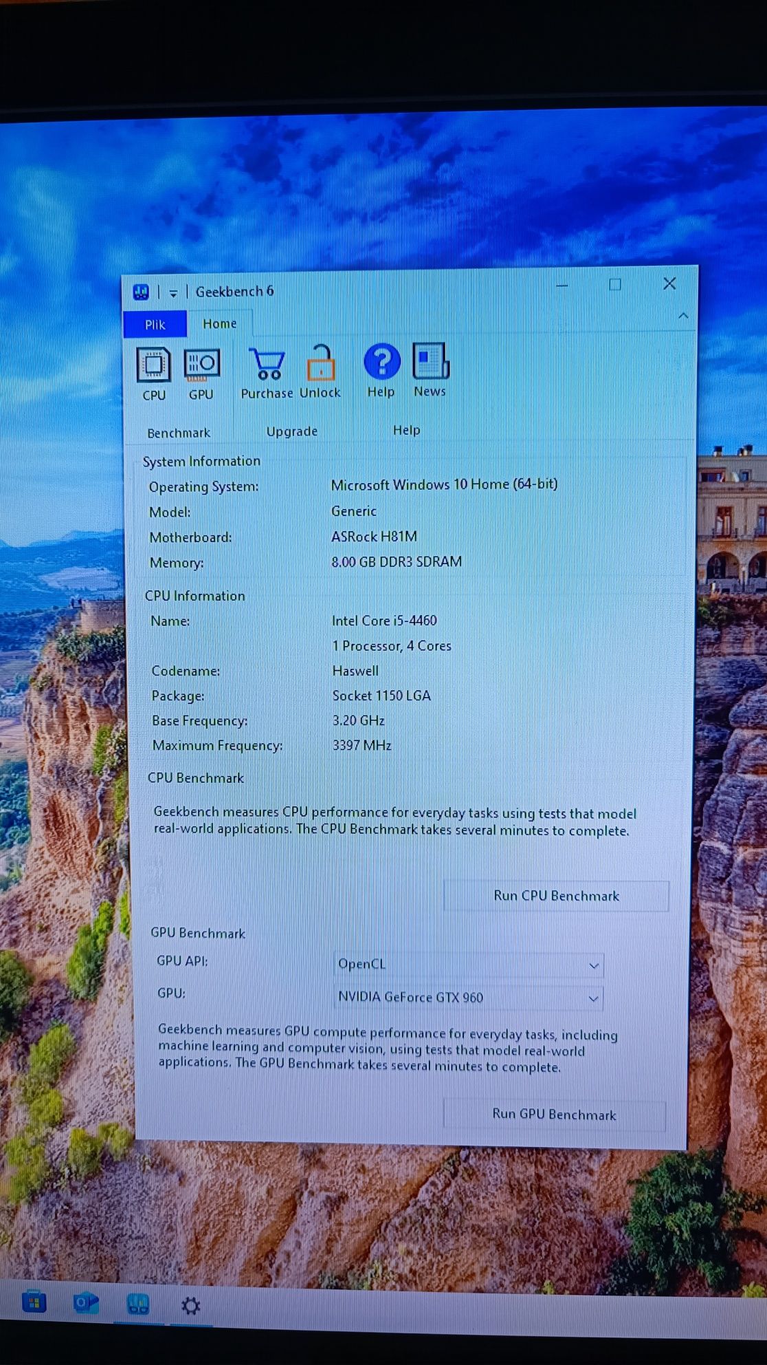Komputer Stacjonarny biurowy/do gier  MiniTower I5-4460, GTX 960 GAM
