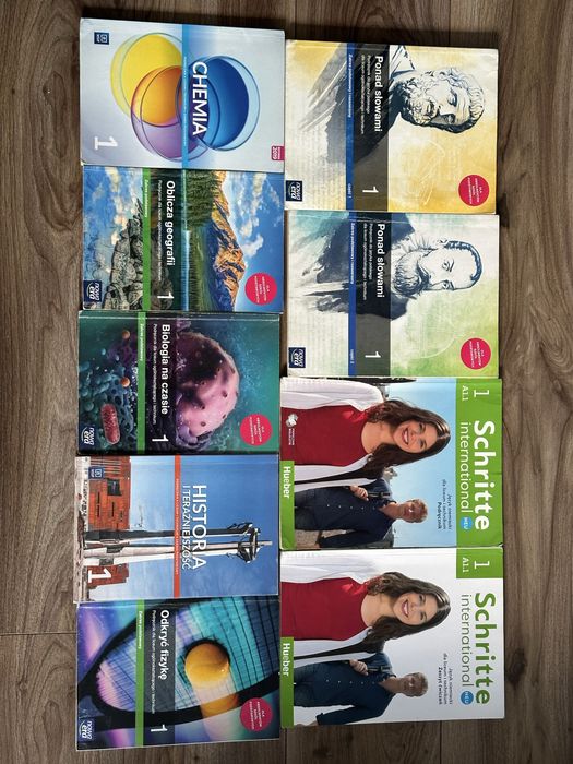 Zestaw podręczników do klasy 1 Technikum