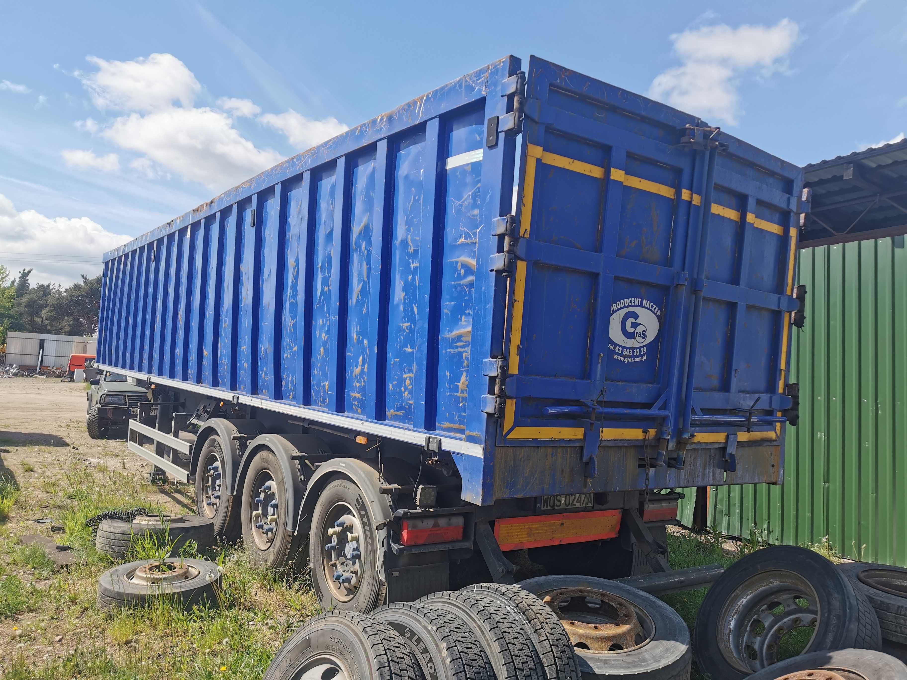 Naczepa wywrotka Gras 45m3