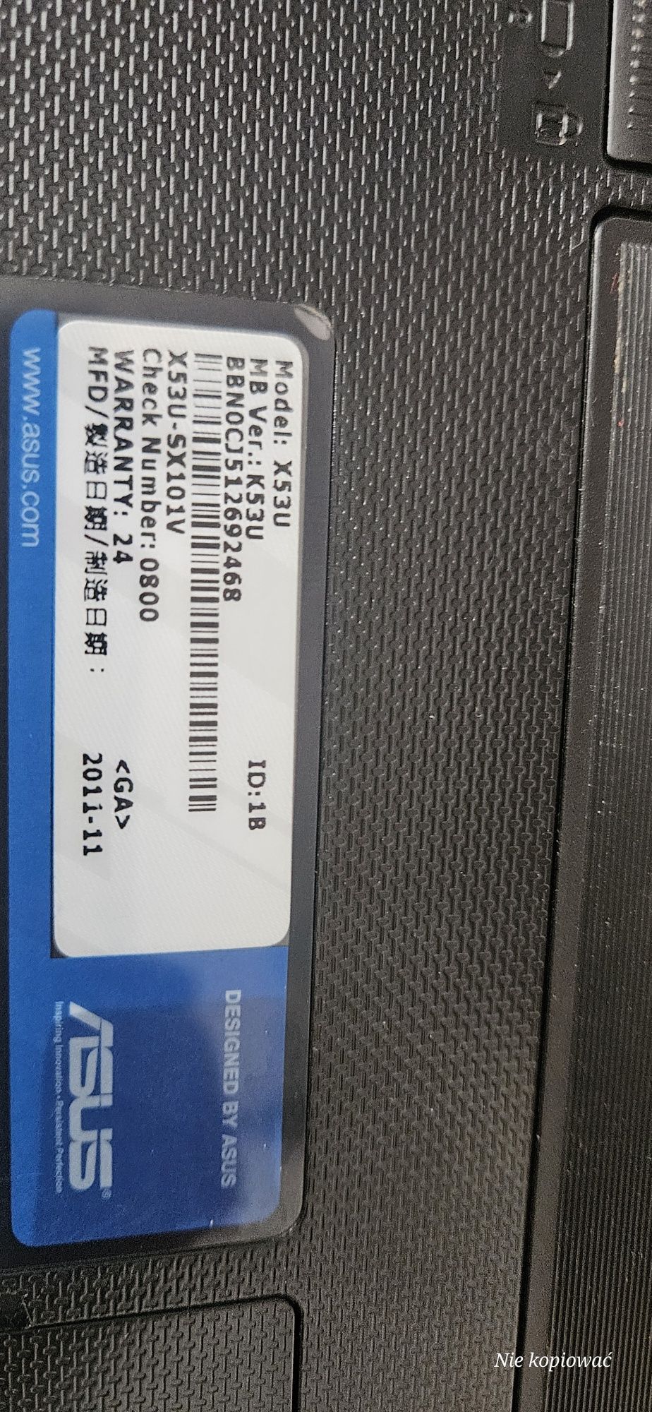 Tani sprawny laptop Asus