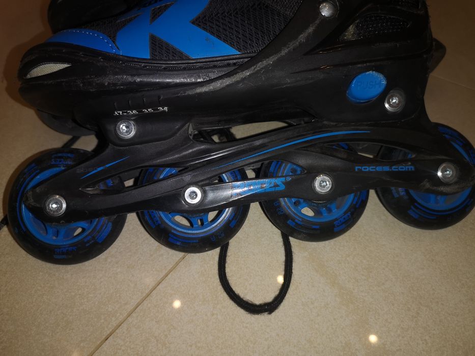 Rolki regulowane- Roces r 34, 35, 36, 37