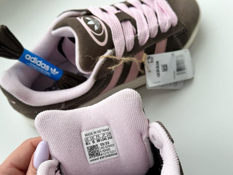 Adidas Campus 00s Dust Cargo Clear Pink HQ4569 / Адідас Кампус Рожеві