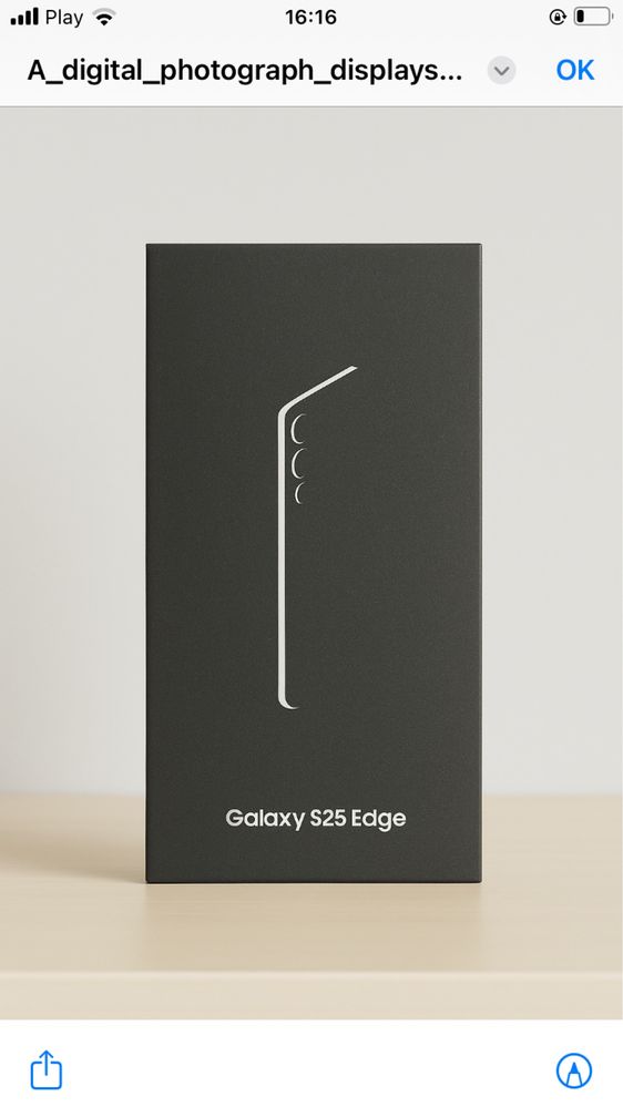 Najnowszy Samsung Galaxy S25 Edge