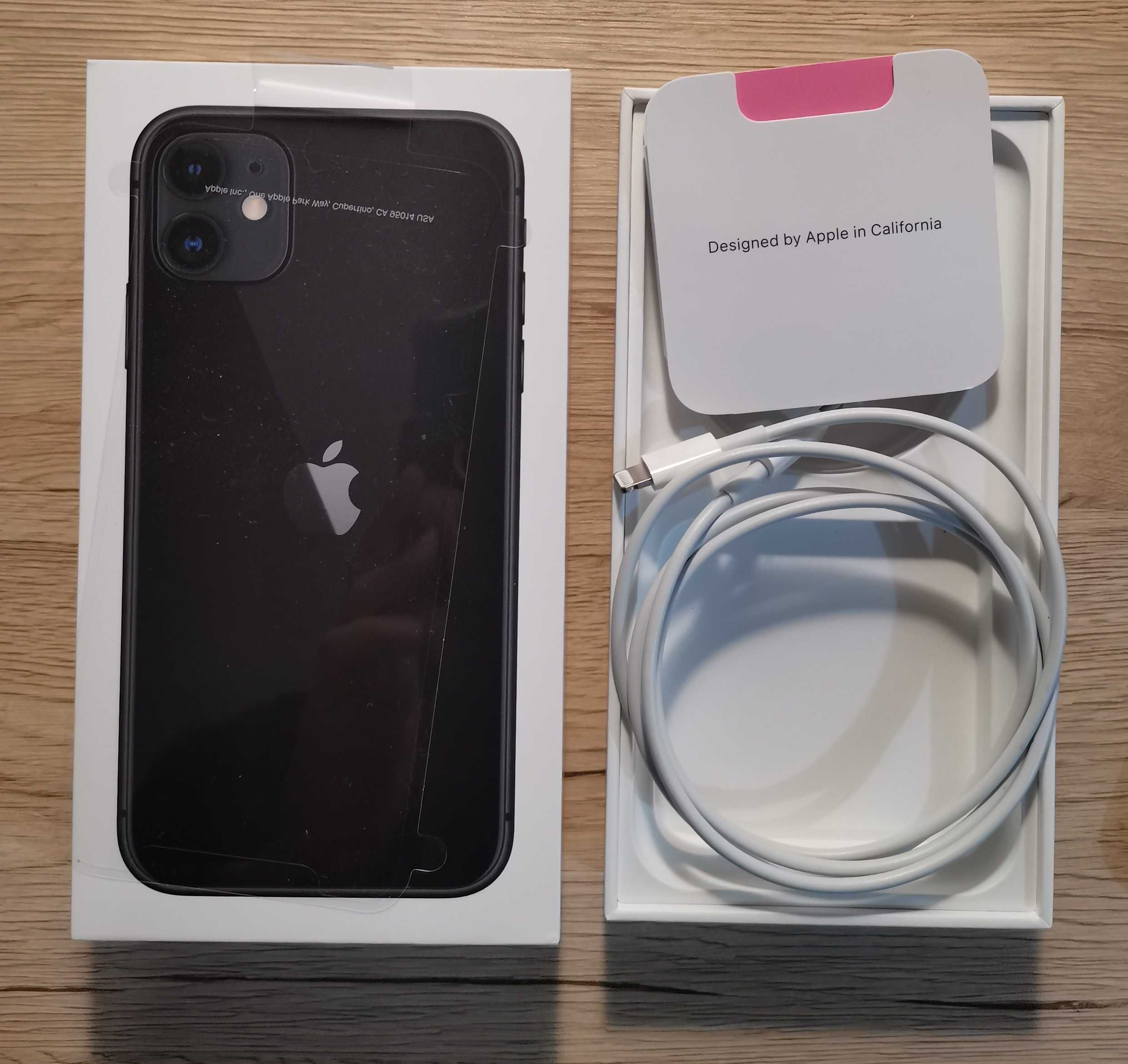 Iphone 11 128 Gb Black, na gwarancji